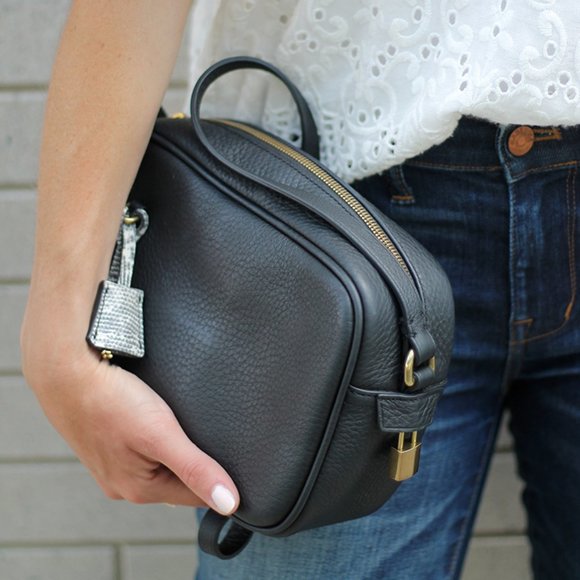 J. Crew Handbags - J Crew Pebbled Leather Camera bag | Never worn